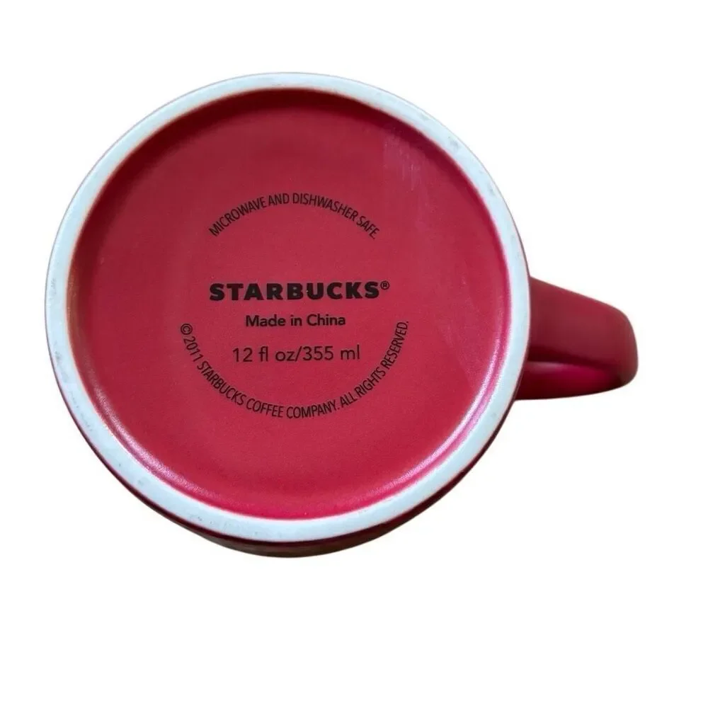 Starbucks Christmas Holiday 2011 12oz Limited Edition Coffee Mug